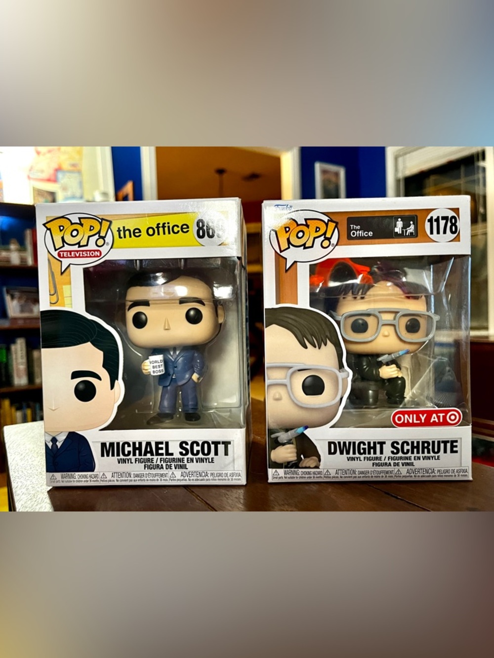 The Office Funko Pop! Limited Edition Dwight Schrute #1178 & Michael Scott #869